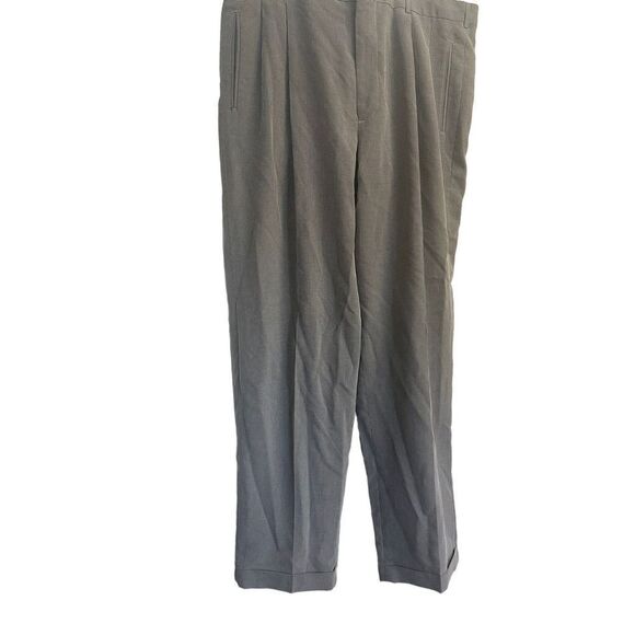 Perry Elliz Portfolio Men's Gray Pleated Dress Pants Size 38x32 NWT - Picture 11 of 14
